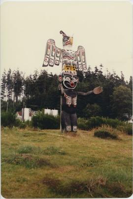 Totem Pole in clearing