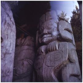 UBC totem poles and scenery