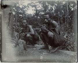 Local men Marauke, Papua New Guinea