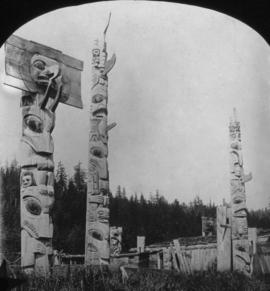 Skidegate Totems -- Q. C. Is.