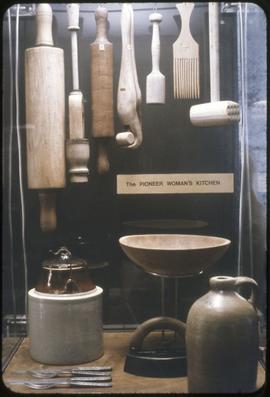 Kitchen equipment on display at the Vancouver Centennial Museum