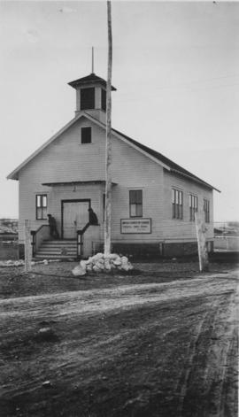 Present church, Morley, Alberta