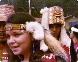 Participants with headdresses