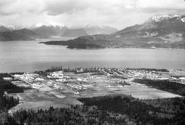 Aerial view of the UBC Campus in 1956