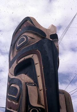 Mosquito Totem Pole, top close up
