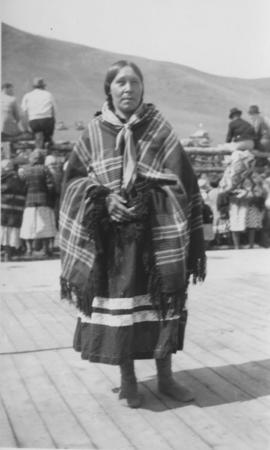 First Nations woman in Morley, Alberta