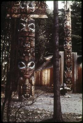 Haida section of totem park