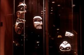 Masks on display in Montréal