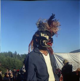 Man in mask, Alert Bay