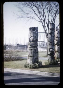 Totem poles at UBC