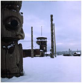 Totem poles, Ans'pa yaxw (Kispiox): Garment-of-Eagle-People Pole