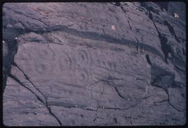 Petroglyphs near archeological site, Mainland, B.C.