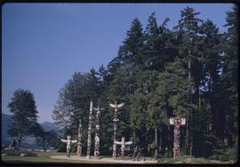 Totem poles, Stanley Park, Vancouver, B.C.