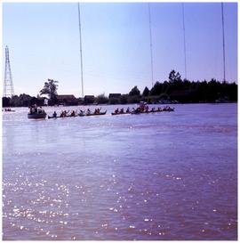 Canoes on the Fraser River