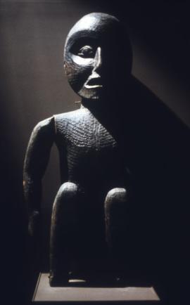 Ancestor figure  on display in Montréal