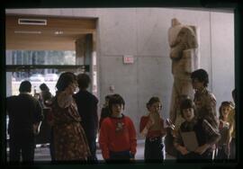 School group at the Museum of Anthropology