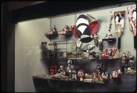 Display of Japanese toys