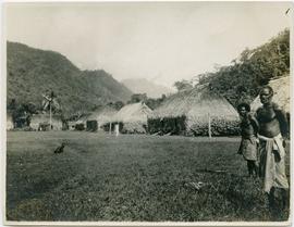 A hill[?] village square [Nausori, Fiji]