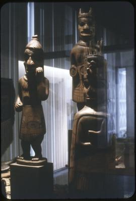 Figures on display in the Vancouver Centennial Museum