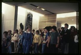 School group at the Museum of Anthropology