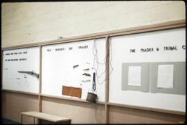 Panels from the exhibit "The Trader and Tribal Crafts"