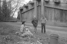 [Ron Tait with two unidentified persons]