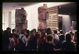 School group at the Museum of Anthropology