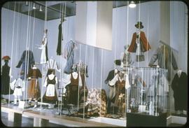 Clothing on display at the Vancouver Centennial Museum