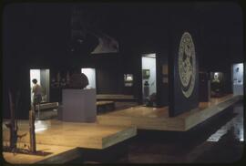 Interior view of the National Museum of Anthropology in Mexico
