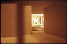 Model of interior of the Museum of Anthropology