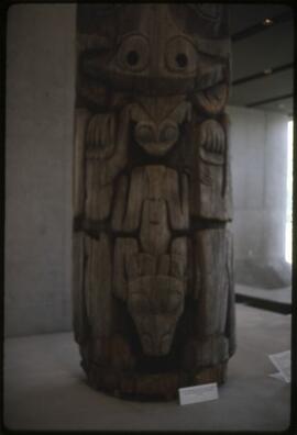 Totem pole in the Museum of Anthropology