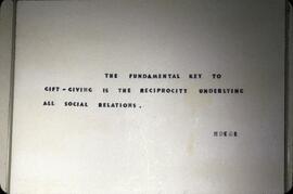 Hoebe quote on reciprocity