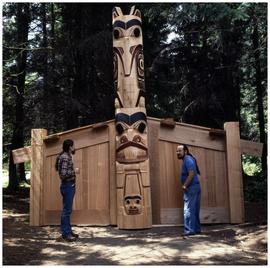 Haida Housefront by Gerry Marks & Francis Williams for National Museum of Ethnology, Osaka, J...