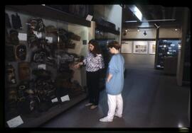 Mary Swift and Rosaleen Hill at to the Museum of Anthropology