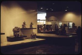 Interior view of the National Museum of Anthropology in Mexico