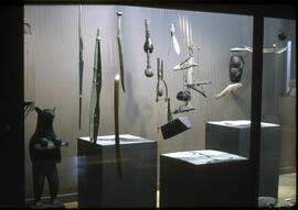 Fishing equipment on display