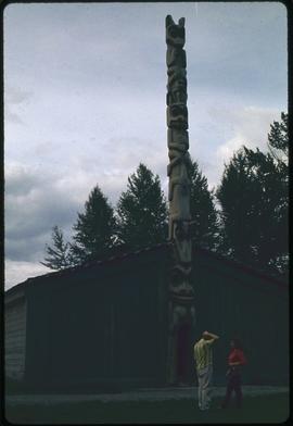 Feast house replica, K-san, B.C.