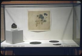 Stone seal & 3 bronze mirrors, Han Dynasty