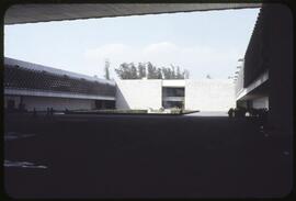 Courtyard of the National Museum of Anthropology in Mexico