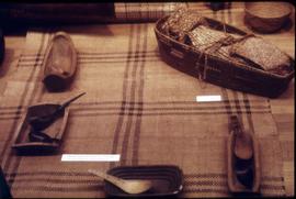 Spoons dishes and baskets on display in Montréal