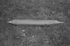 [Model canoe after] first steaming