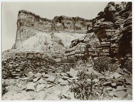 Rocky base and Mesa, El Morro, New Mexico (?)