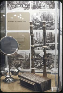 Musical instruments and other items on display at the Vancouver Centennial Museum
