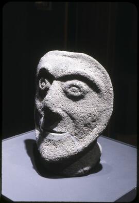 Stone sculpture on display in Montréal