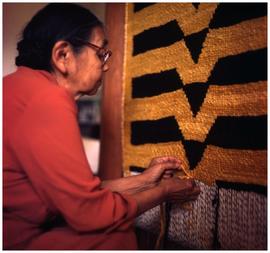 Mary Peters, Blanket weaver