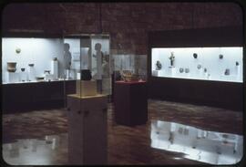 Interior view of the National Museum of Anthropology in Mexico