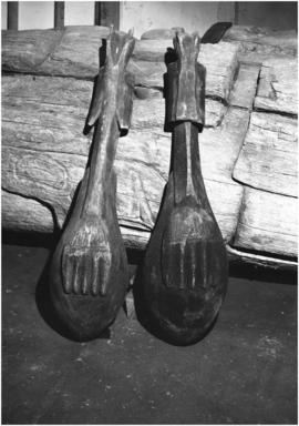 Kwakwaka'wakw feast spoons, U.B.C.