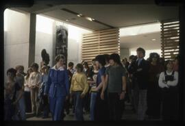 School group at the Museum of Anthropology