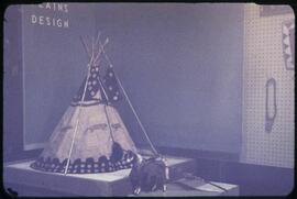 Detail of a model tipi