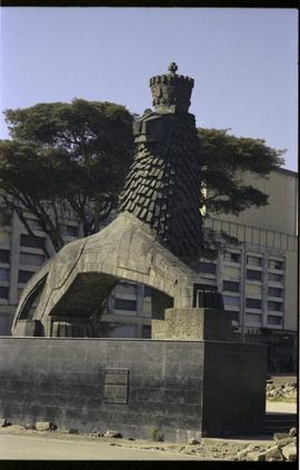 Lion of Judah Statue in Addis Ababa